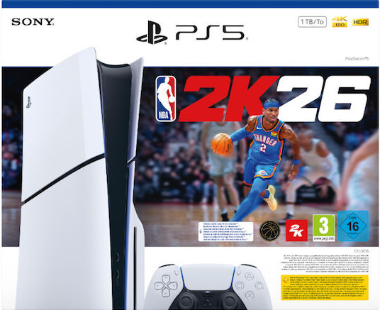 Sony PlayStation 5 Slim 1 TB – NBA 2K26 (Offizielles Bundle) – Bild 4